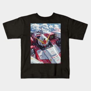 Winged Warriors: Gundam Wing, Mecha Epic, and Anime-Manga Legacy Unleashed Kids T-Shirt